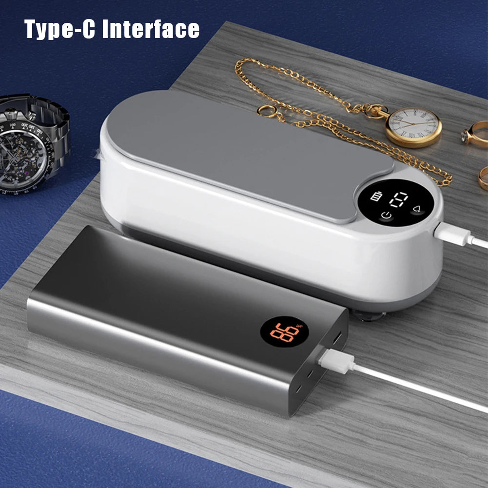 جهاز اللمعة الفاخرة للمجوهرات ✨ Ultrasonic Cleaner Machine